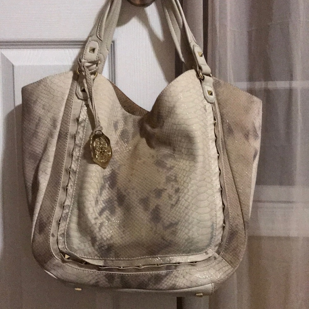 Vince Camuto snakeskin print bag